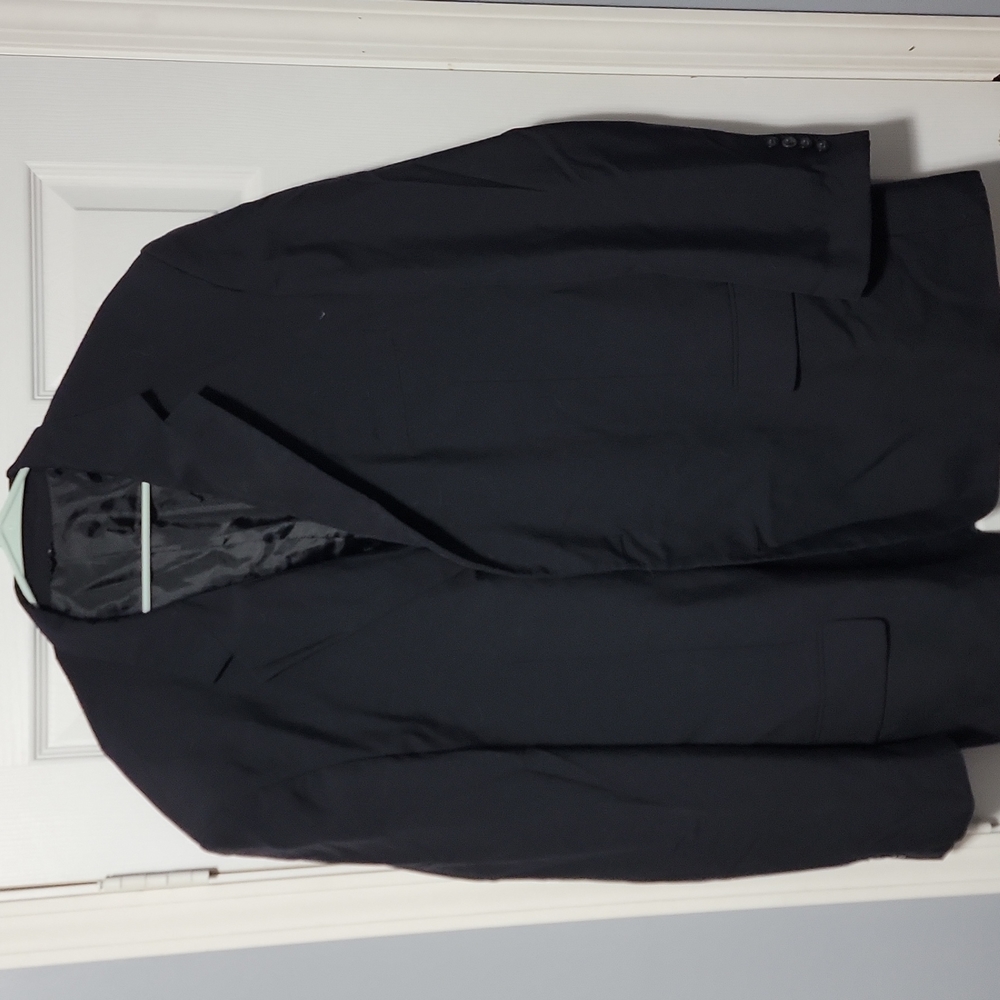 Dark blue suit coat
